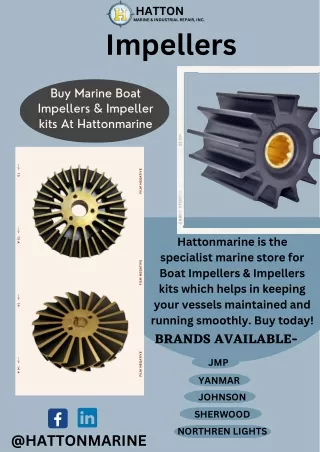Buy Marine Boat Impellers & Impeller kits At Hattonmarine