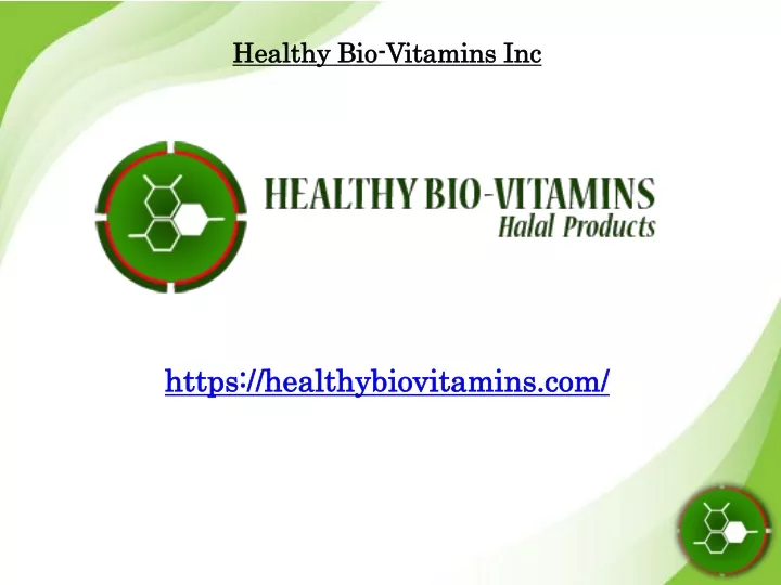 healthy bio vitamins inc