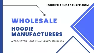 hoodie manufacturer