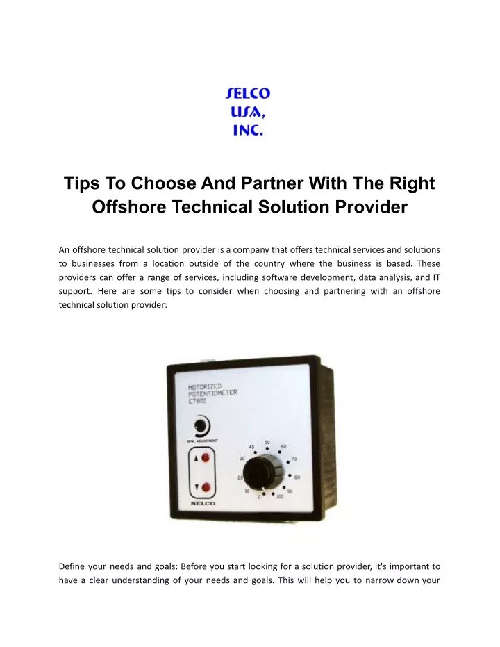 tips to choose and partner with the right