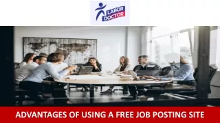 advantages of using a free job posting site