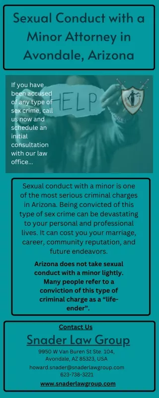 Sexual Conduct with a Minor