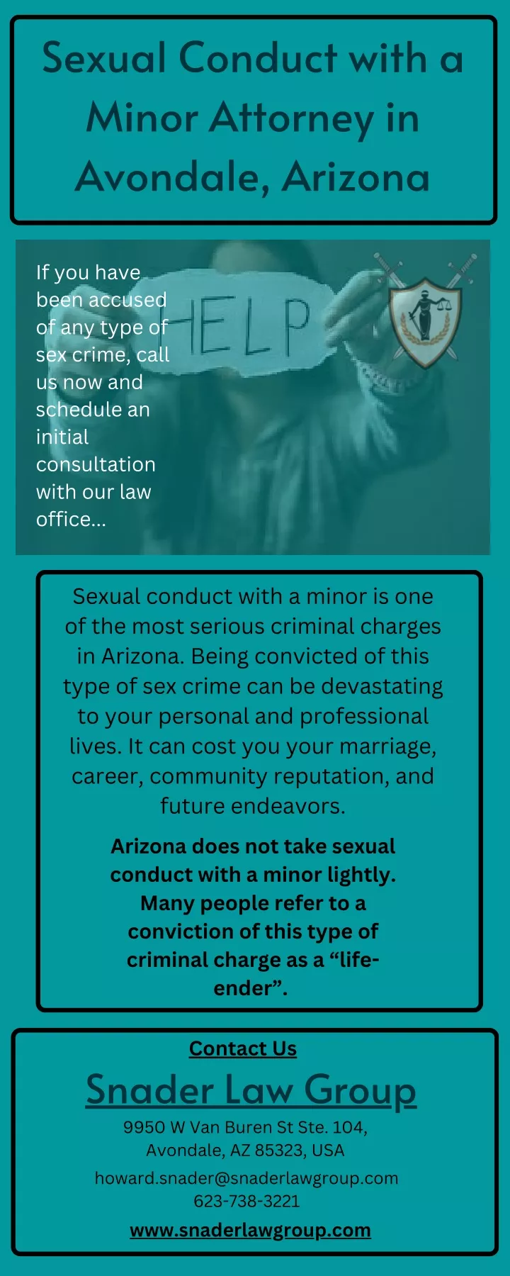 sexual conduct with a minor attorney in avondale