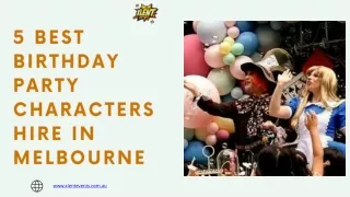 5 Best Birthday Party Characters Hire in Melbourne