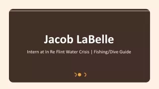 Jacob LaBelle - Provides Consultation in Leadership