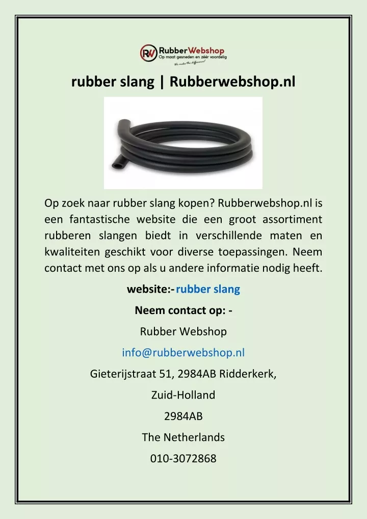 rubber slang rubberwebshop nl