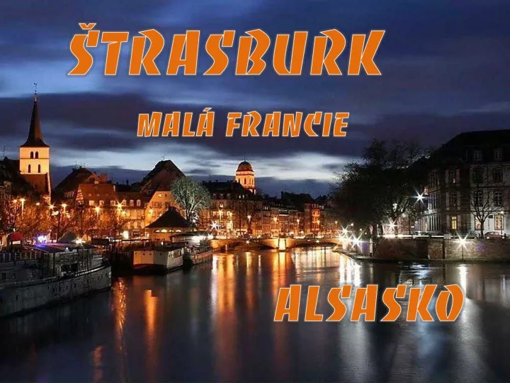 trasburk mal francie alsasko