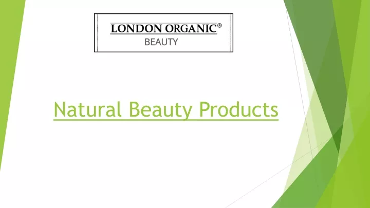natural beauty products