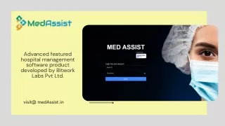 Hi-Tech and Integrated Hospital Management Software  MedAssist