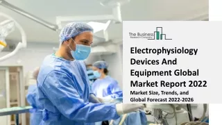 Electrophysiology Devices And Equipment Global Market Report 2023