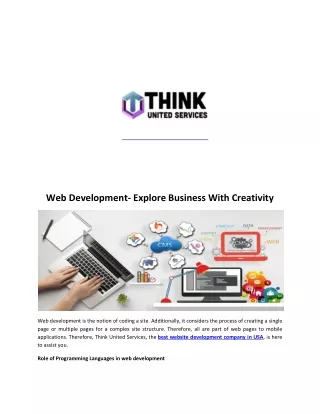 Best Web Development Company in USA
