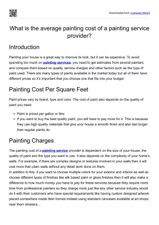 Best Interior Painting Service, Top-Quality Home Painting Services
