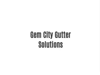 gem city gutter solutions