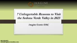 7 Unforgettable Reasons to Visit the Sedona Verde