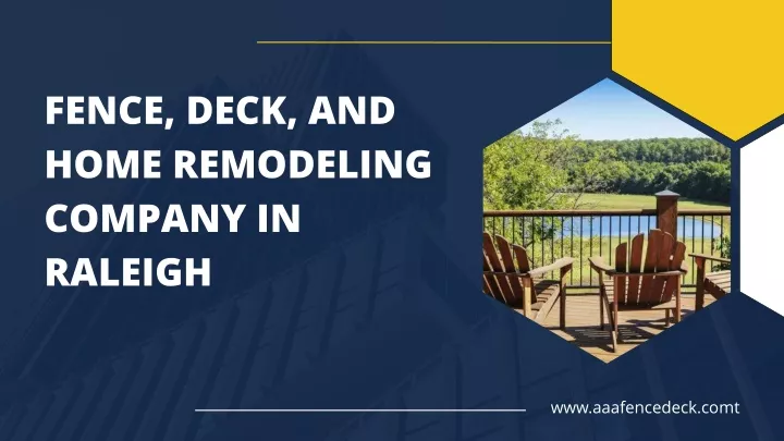 fence deck and home remodeling company in raleigh