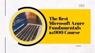 The Best Microsoft Azure Fundamentals az900 Course