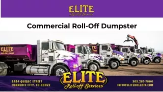 Residential Roll-Off Dumpster Rentals