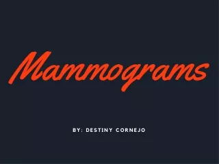 mammograms