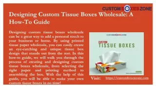 Custom Tissue Boxes Wholesale