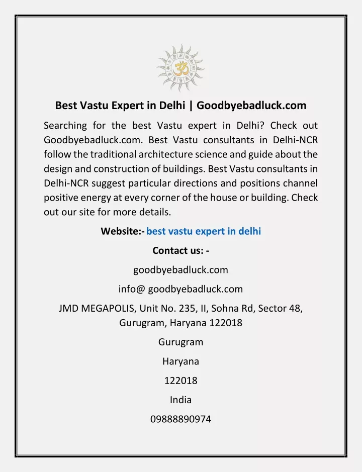 best vastu expert in delhi goodbyebadluck com