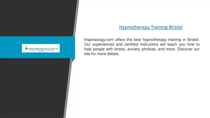 inspiraology com offers the best hypnotherapy