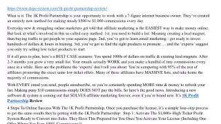 https www dope review com 1k profit partnership