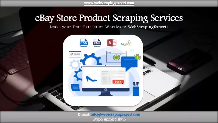 ebay store product scraping services