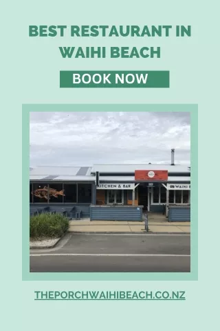 Best restaurant in waihi beach