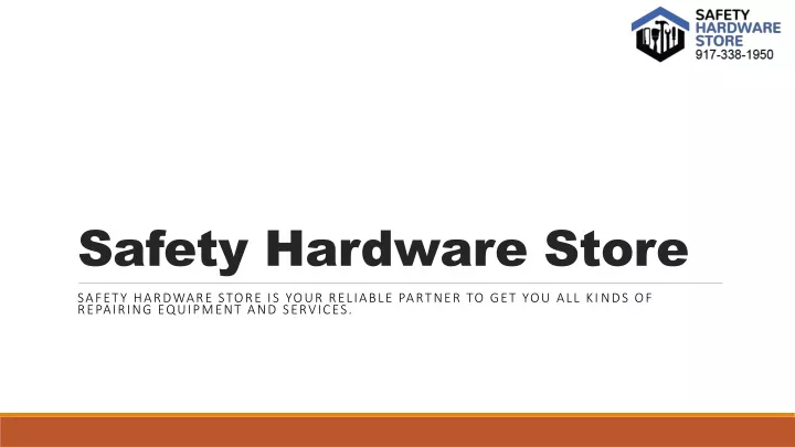 safety hardware store