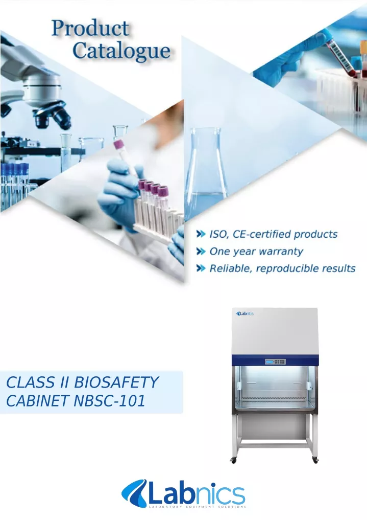 class ii biosafety cabinet nbsc 101