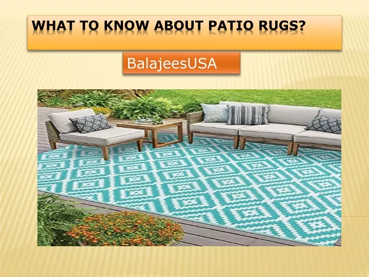 what to know about patio rugs