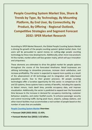 people counting system market size share trends