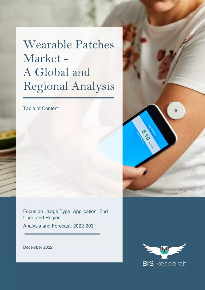 wearable patches market a global and regional