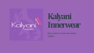 Buy Cup Size Bras at Best Price | Kalyani Innerwear
