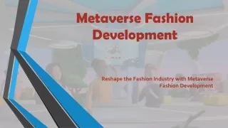 Metaverse Fashion Development | Shamla Tech