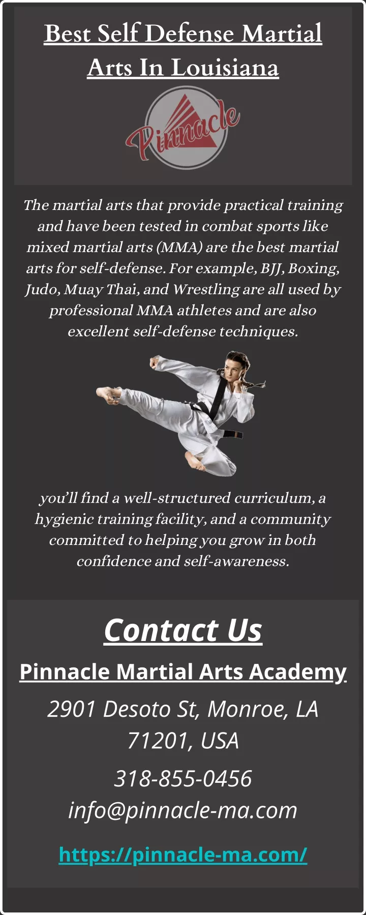 best self defense martial arts in louisiana