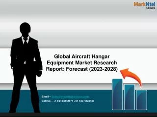 Aircraft Hangar Equipment Market - MarktNtel