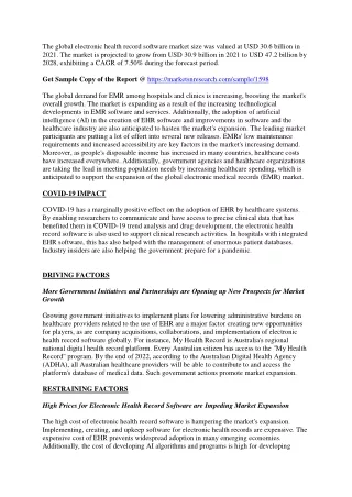 the global electronic health record software