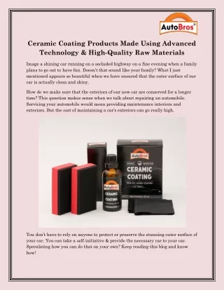 PPT - Best ceramic coating products in India PowerPoint Presentation ...