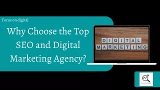 Why Choose the Top SEO and Digital Marketing Agency?