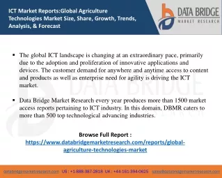 ict market reports global agriculture