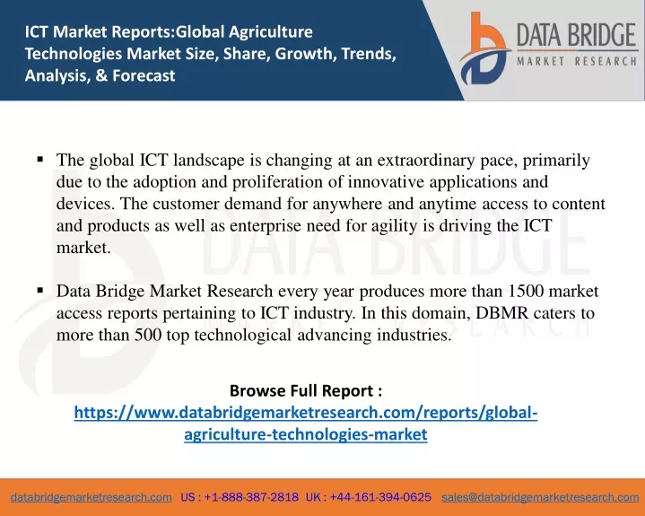 ict market reports global agriculture