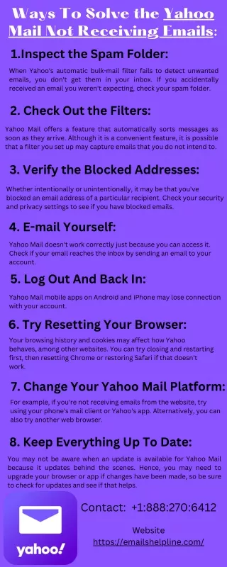 Yahoo Mail not Receiving Email : Fix the Problem