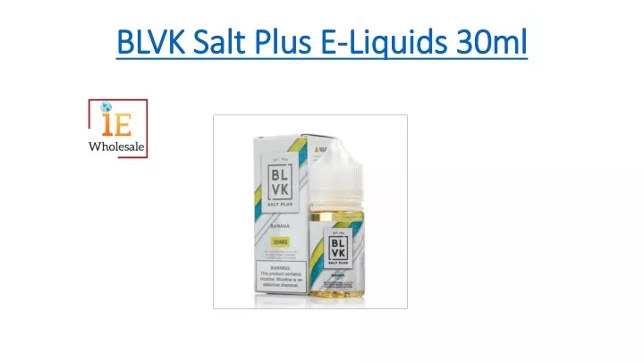 blvk salt plus e liquids 30ml