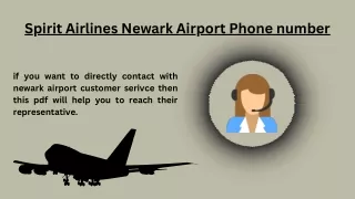 Spirit Airlines Newark Airport Phone Number