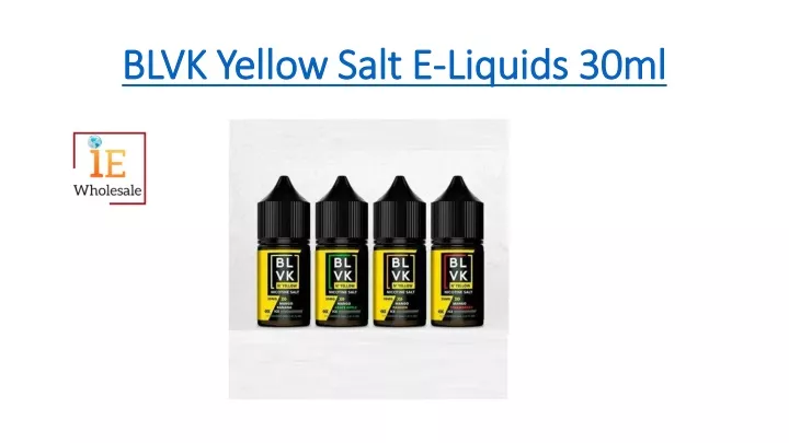 blvk yellow salt e liquids 30ml