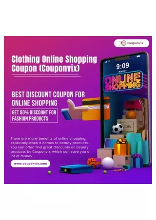 Clothing Online Shopping Coupon (Couponvix)