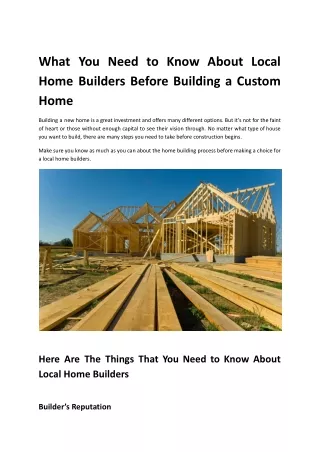 Diggs Custom Homes | The Top Choice For Custom Home Builders