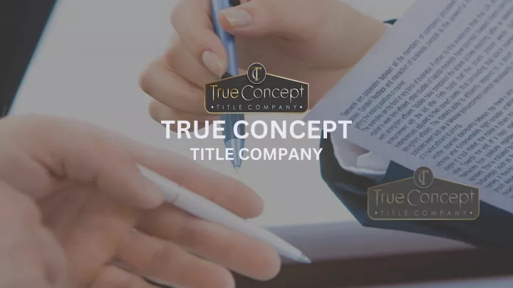 true concept title company