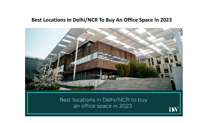 best locations in delhi ncr to buy an office